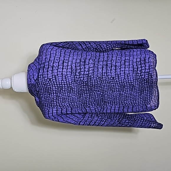 Larsen Gray Cowl Neck Long Sleeve Blouse Size S - Picture 4 of 7